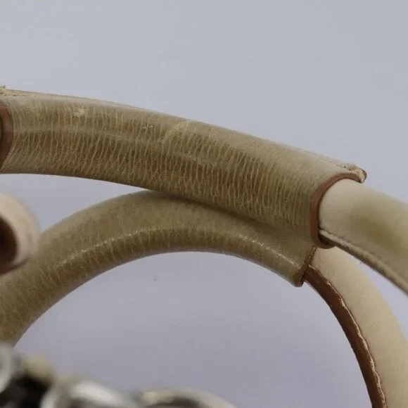 Chloe Paddington Hand Bag Leather Beige Silver - Picture 8 of 15